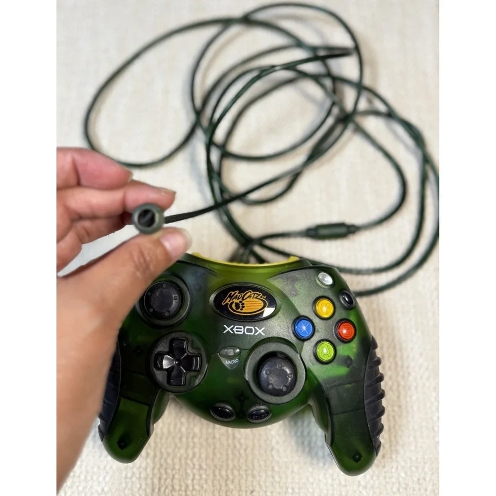 MadCatz Original Xbox Pad Pro Controller 4526 Translucent Green Wired Work‎ 2001
